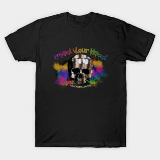 Divination Hollow Birthday - Feed Your Head Rainbow Library T-Shirt